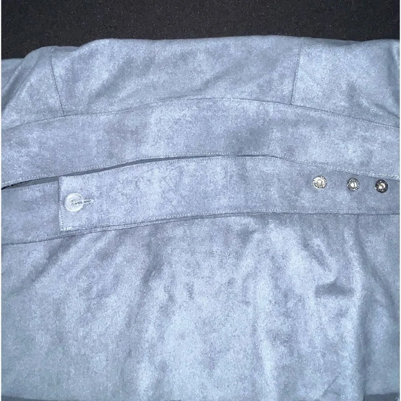 1 State size M faux suede grey mini skirt EUC - Picture 11 of 13